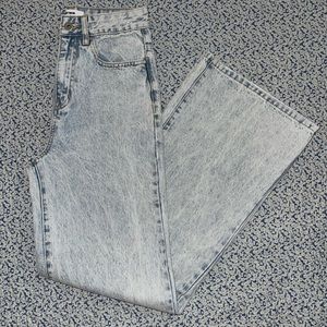 Long wide leg jeans